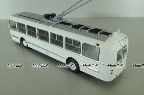 Зиу-5, троллейбус, белый, DEMPRICE 1:43
