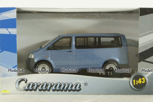 Volkswagen T5 Caravella Light Blue, Cararama 1:43