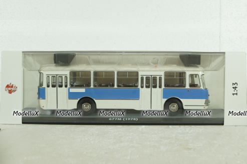 Лиаз-677М бело-синий, DEMPRICE 1:43 