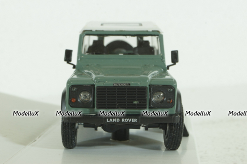 Land Rover Defender 90, green, Cararama 1:43 Уценка!