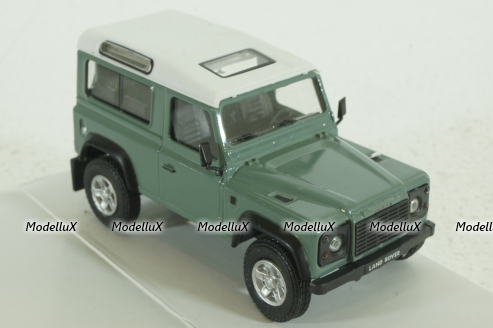 Land Rover Defender 90, green, Cararama 1:43 Уценка!