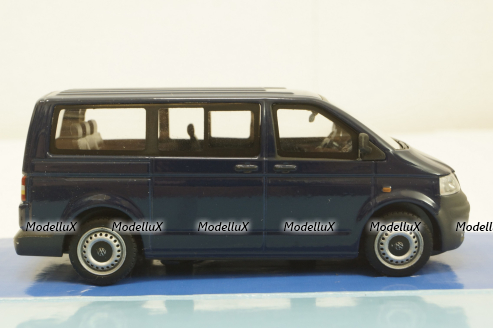 Volkswagen T5 Caravella  blue, Cararama 1:43