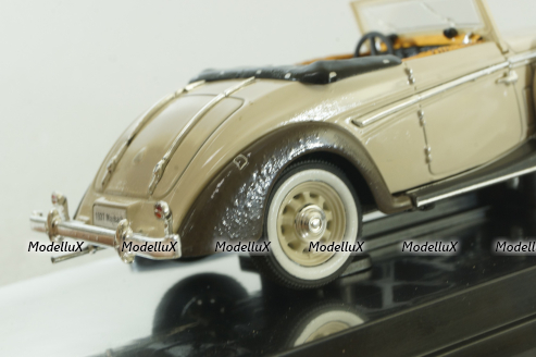 Maybach SW38 Cabriolet (open) Spohn 1937, beige, 43705, Signature Model 1:43