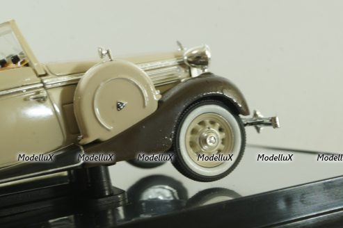 Maybach SW38 Cabriolet (open) Spohn 1937, beige, 43705, Signature Model 1:43