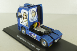Mercedes Actros MP1 1998, blue, Truck Tuning Collection #10, Hachette 1:43