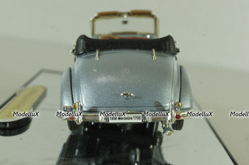 Mercedes 170S Cabriolet (open) 1950, light blue, 43709, Signature Model 1:43 