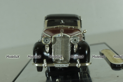 Mercedes 170S Cabriolet (closed) 1950, red/black, 43708, Signature Model 1:43