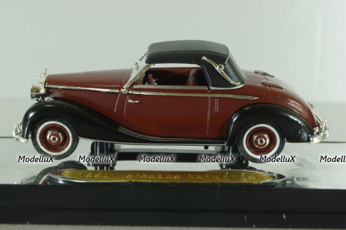 Mercedes 170S Cabriolet (closed) 1950, red/black, 43708, Signature Model 1:43