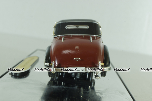 Mercedes 170S Cabriolet (closed) 1950, red/black, 43708, Signature Model 1:43