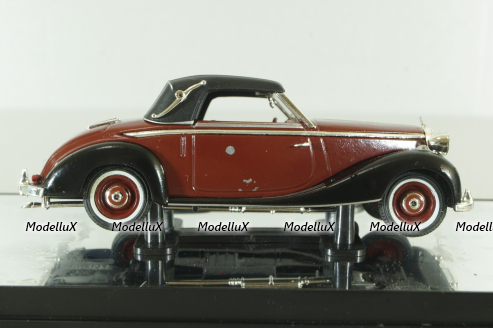 Mercedes 170S Cabriolet (closed) 1950, red/black, 43708, Signature Model 1:43