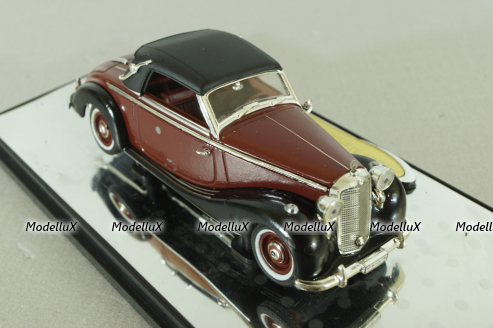 Mercedes 170S Cabriolet (closed) 1950, red/black, 43708, Signature Model 1:43