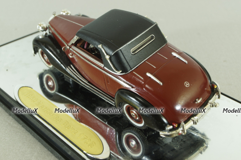 Mercedes 170S Cabriolet (closed) 1950, red/black, 43708, Signature Model 1:43