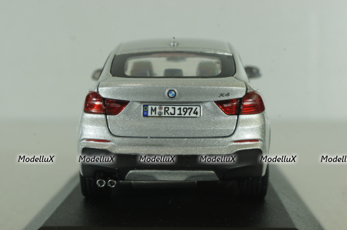 BMW X4 (F26) 2015, silver, Herpa 1:43
