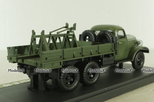 Зис-151 транспортер ракеты П-15, хаки, МБК 1:43