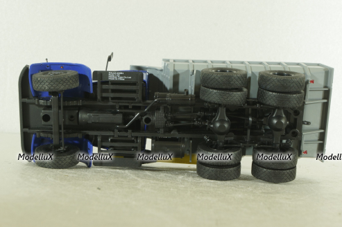 КрАЗ-256 Б1 самосвал синий/серый, Автоистория 1:43