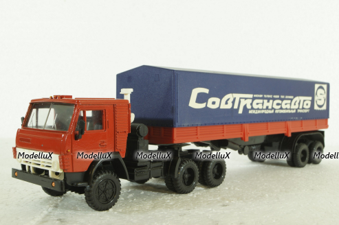 Камаз-5410 с полуприцепом Совтрансавто, Элекон 1:43