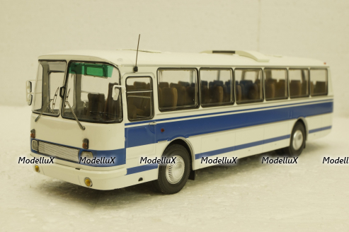 ЛАЗ-699Р (1981), бело/голубой, DEMPRICE 1:43 