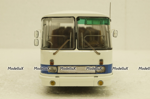 ЛАЗ-699Р (1981), бело/голубой, DEMPRICE 1:43 