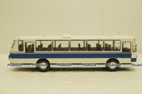 ЛАЗ-699Р (1981), бело/голубой, DEMPRICE 1:43 