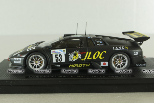 Lamborghini Murcielago JLOC  #53 Le Mans 2006, Black, 784, Ebbro 1:43