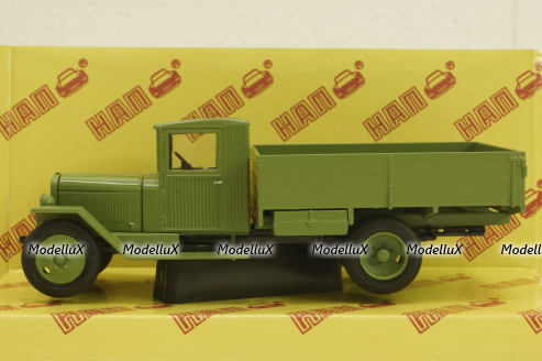 Зис-5В (1942), бортовой, зеленый, Н227, Наш Автопром 1:43
