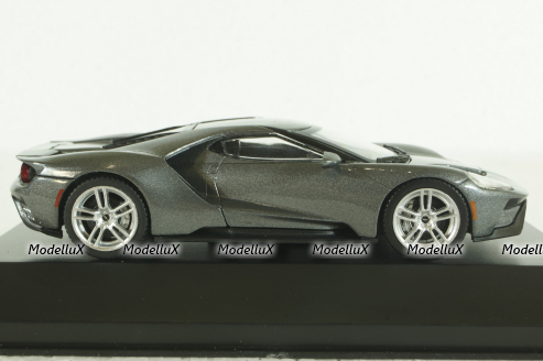 Ford GT 2017, grey with silver strips, American Cars №52, Altaya 1:43 
