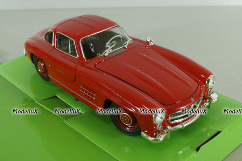 Mercedes 300SL (W198) 1954, red, 24064, Welly 1:24