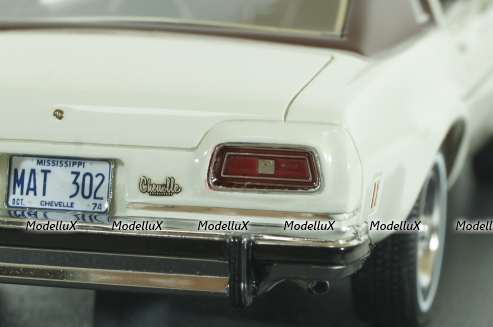 Chevrolet Chevelle Malibu Hardtop Coupe white , MX20302-322, Matrix 1:43