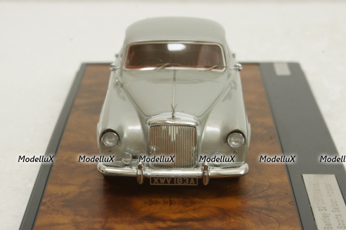 Bentley S2 Continental Sports Saloon Hooper silver 1959, MX40201-141, Matrix 1:43