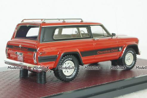 Jeep Cherokee Chief red 1980, MX21004-011, Matrix 1:43