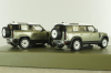 Land Rover Defender 110 2020 green & Land Rover Defender 90 2020 green, ALM410800, Almost Real 1:43