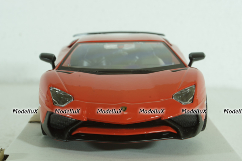 Lamborghini Aventador LP750-4 SV Superveloce, 2015, dark orange, BU21079R, Burago 1:24