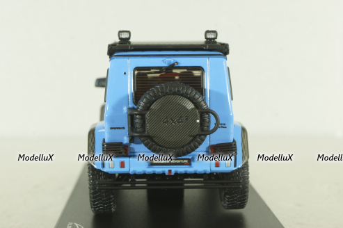 Mercedes Brabus 550 Adventure G-Class 4x4² 2017, blue, ALM460307, AlmostReal 1:43