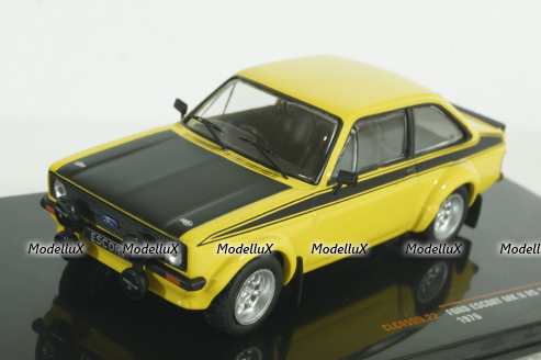 Ford Escort MK II RS 1800 1976, yellow/black, CLC450, IXO 1:43