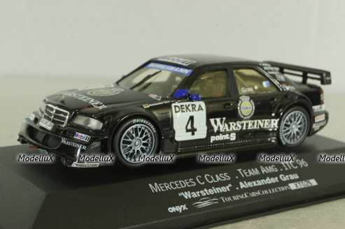 Mercedes С180 'Warsteiner' #4 ITC 1996, Alexander Grau, black, XT025, Onyx 1:43 