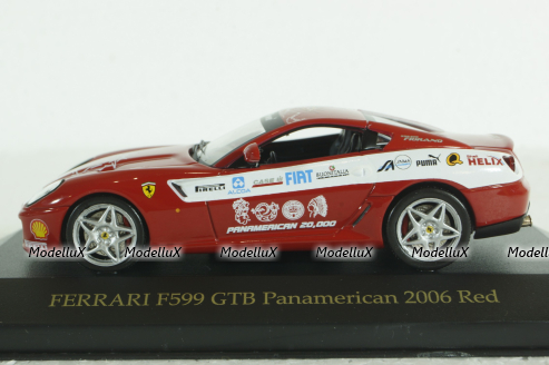 Ferrari F599 GTB Panamericana 2006, red, IXO 1:43