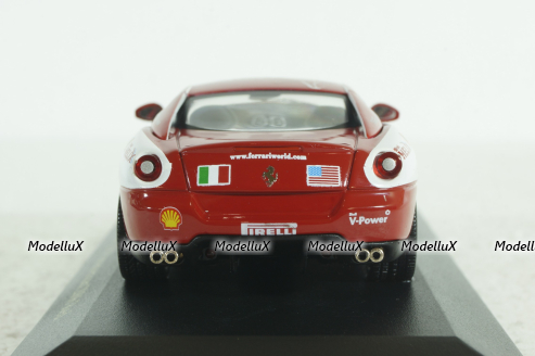Ferrari F599 GTB Panamericana 2006, red, IXO 1:43