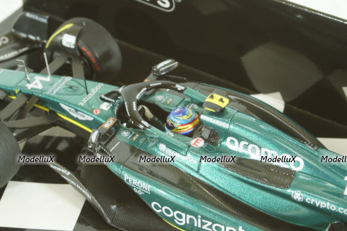 Aston Martin Aramco Cognizant, Formula One Team AMR23, Fernando Alonso, 3rd Australian GP 2023, 417230314, Minichamps 1:43