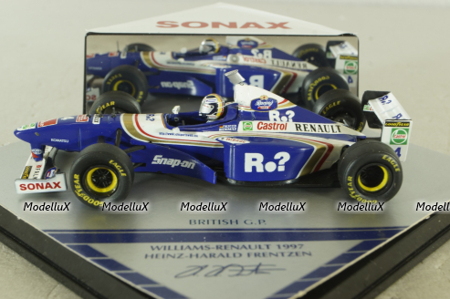 Williams Renault #4 British GP 1997, H.H.Frentzen, Onyx 1:43