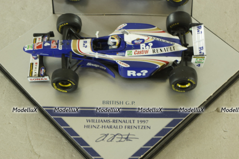Williams Renault #4 British GP 1997, H.H.Frentzen, Onyx 1:43