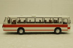 ЛАЗ-699Р (1981), бело/красный, DEMPRICE 1:43 