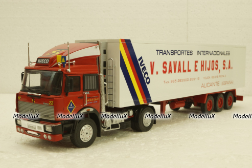 Iveco Turbo 190.38 Special (1983) Transportes Savall, Camiones y Autobuses, Salvat 1:43
