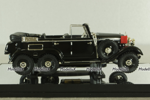 Mercedes G4 (W31) cabriolet 6x6 1938, black, PM43706B, Signature Models 1:43