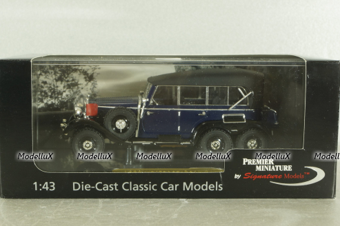 Mercedes G4 (W31) 6x6 1938 blue, PM43710, Signature Models 1:43