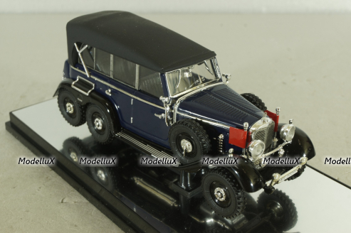 Mercedes G4 (W31) 6x6 1938 blue, PM43710, Signature Models 1:43