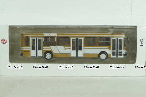 Лиаз-5256, оранжевый/белый, DEMPRICE 1:43 