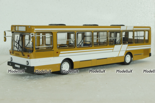 Лиаз-5256, оранжевый/белый, DEMPRICE 1:43 