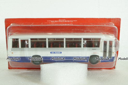 Berliet Cruiser 3 Air France, 1969, blue/white, AUTOBUS DAL MONDO, Hachette 1:43 Блистер вскрыт!