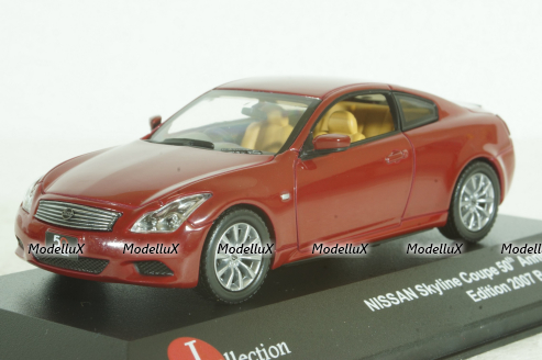 Nissan Skyline Coupe 50th Anniversary  2008 red, JC138,  J-Collection 1:43