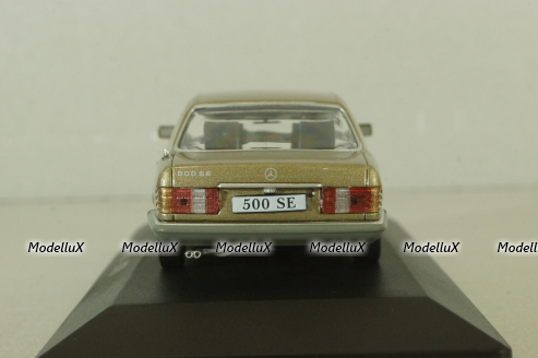 Mercedes 500 SE (W126) 1979 шейховоз, gold, Altaya 1:43